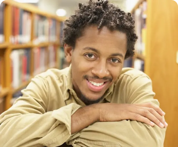 Student receiving visa approval for study abroad